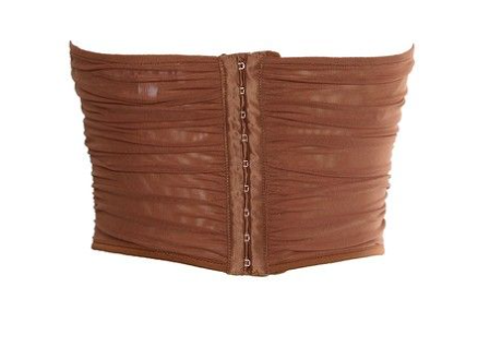 Drape Strapless Corset Top