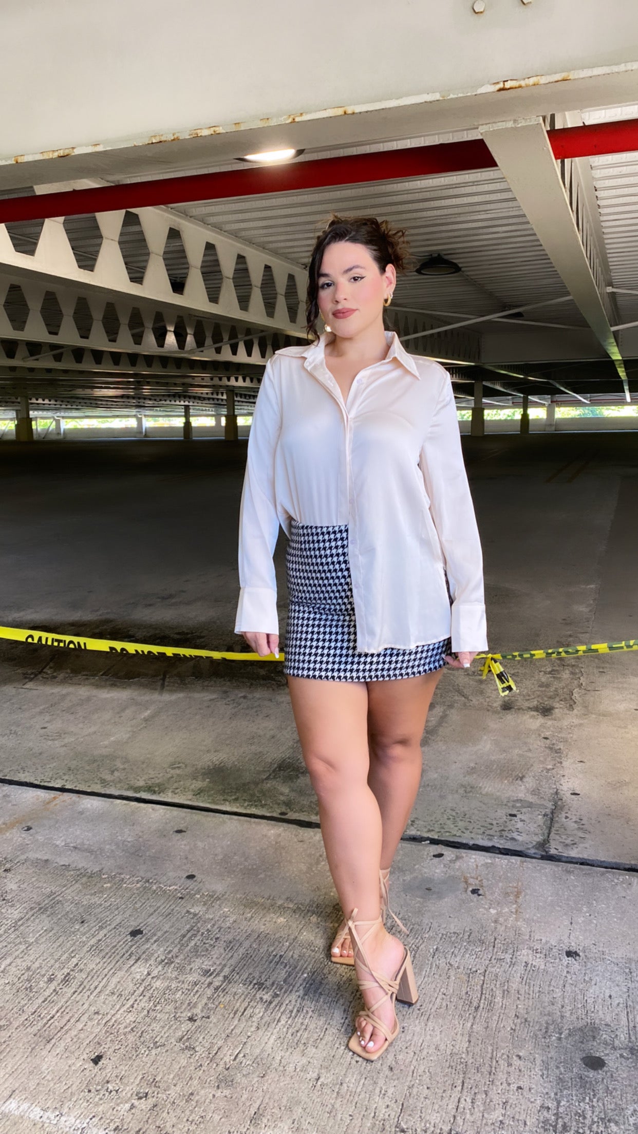 dressbymel Micro Skirt Tweed Retro