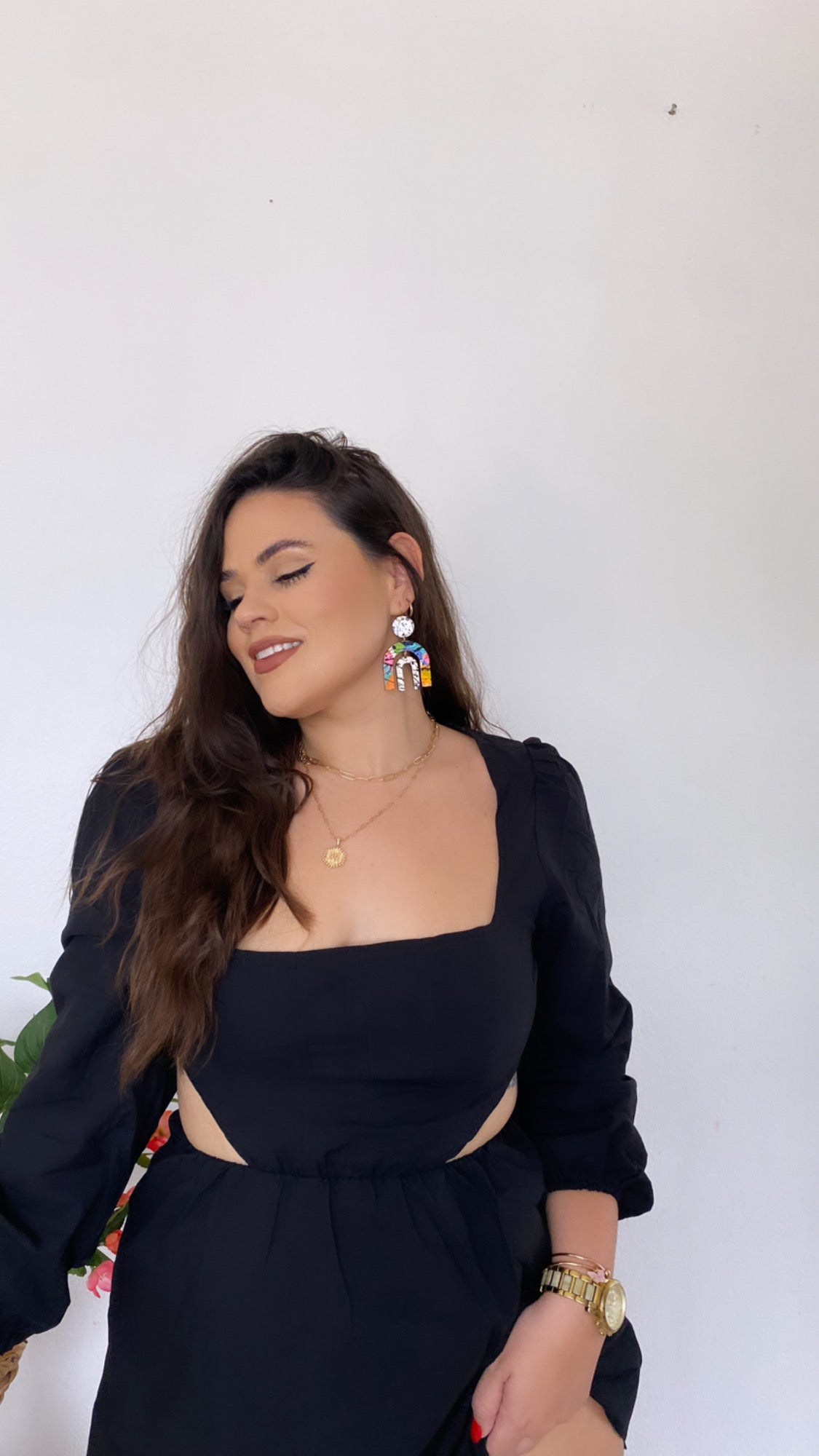 Cut Out - Black Dress