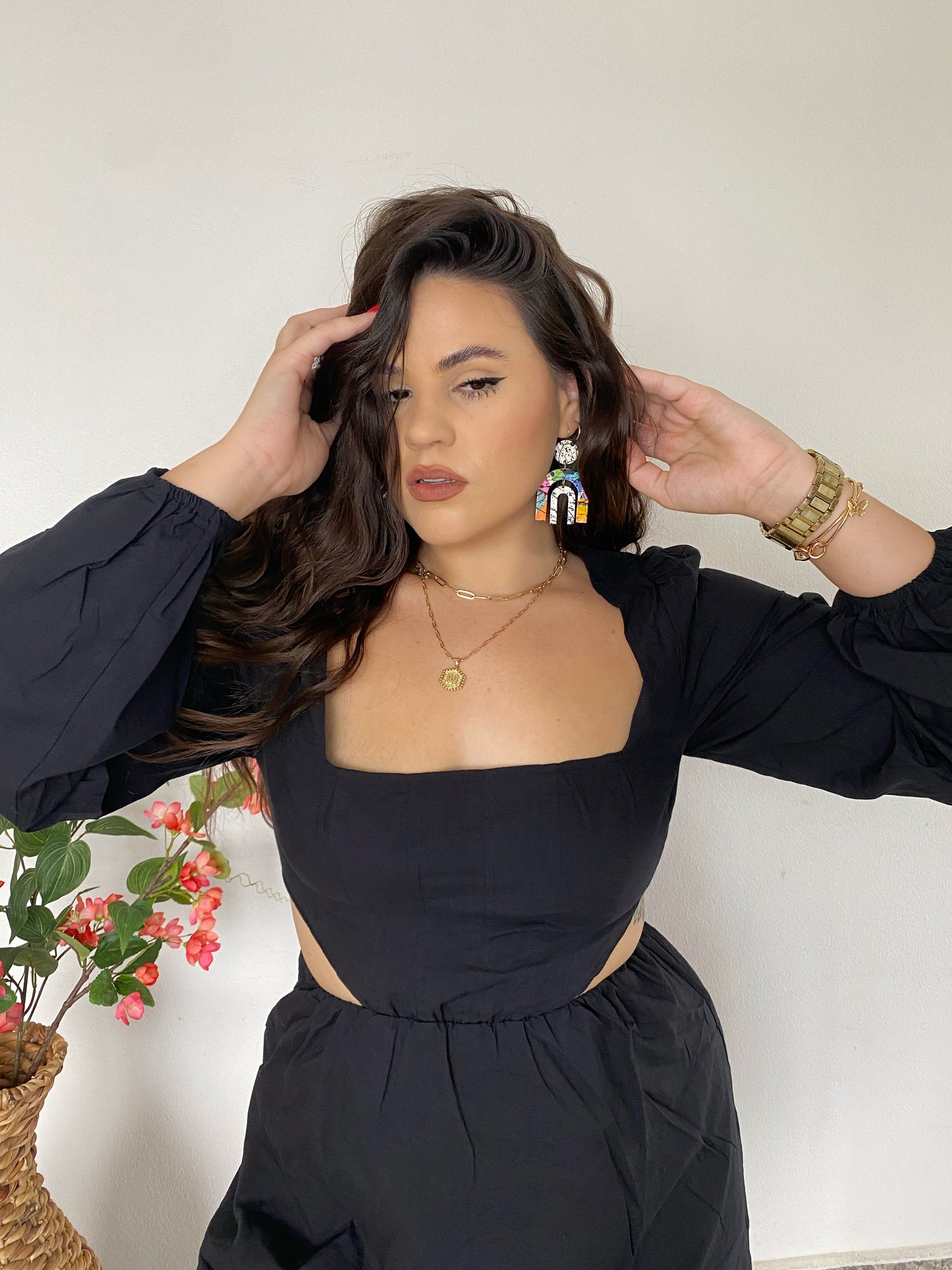 Cut Out - Black Dress