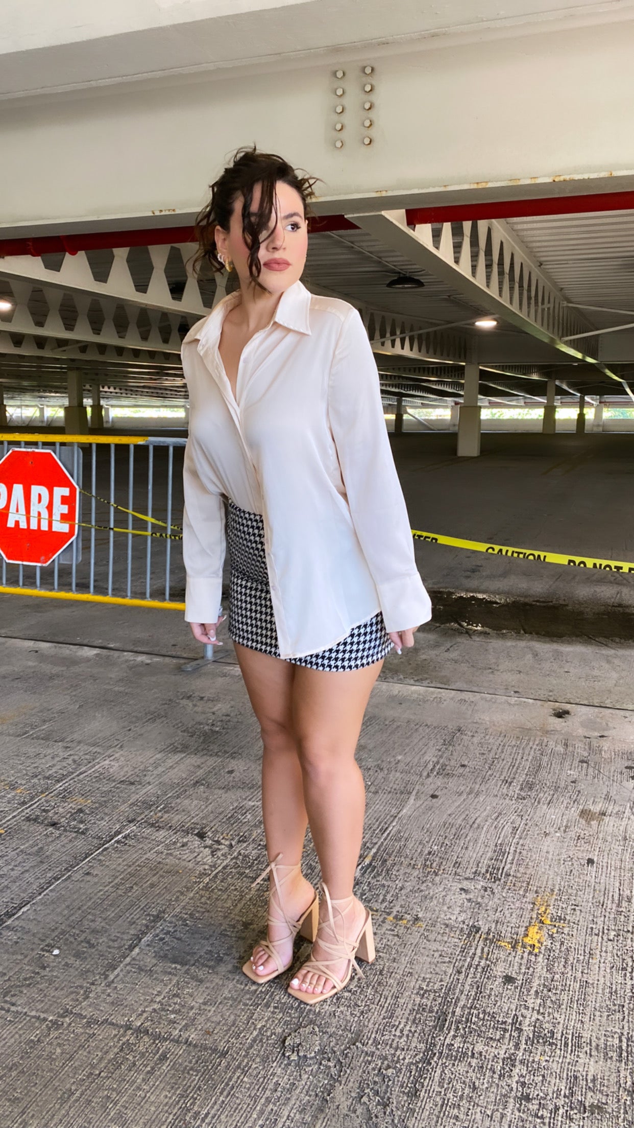 dressbymel Micro Skirt Tweed Retro